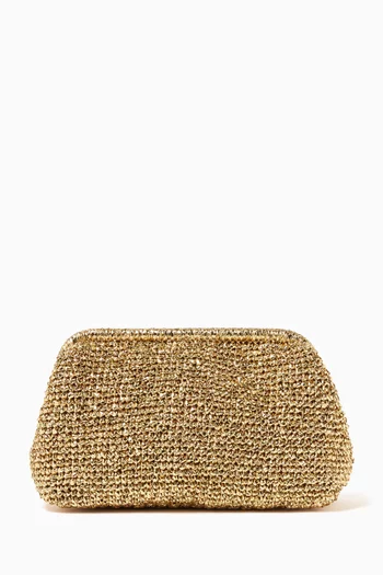 Breeze Clutch Bag in Paper-raffia
