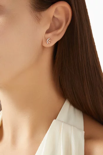 Asteria Single Earring in 14kt Rose Gold