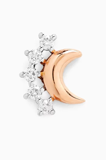 Asteria Single Earring in 14kt Rose Gold