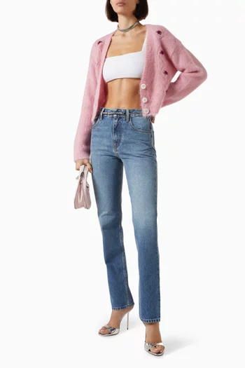 بنطال جينز بقصة ضيقة دينم