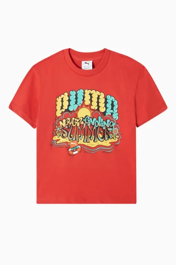 Logo Graphic T-shirt in Cotton