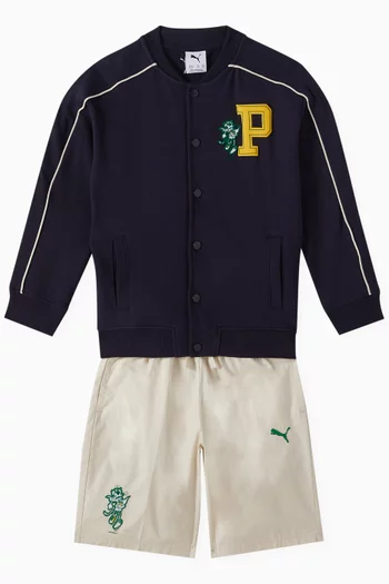 T7 Super Bomber Jacket in Cotton