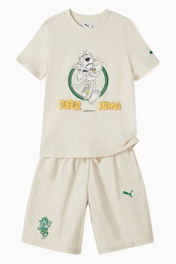 Super Puma Graphic T-shirt in Cotton