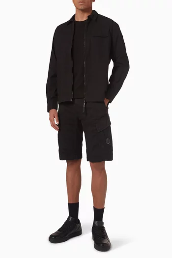 شورت كارغو قطن مطاطي