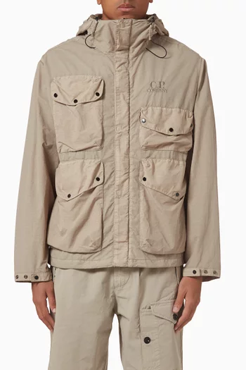 Goggle Jacket in Flatt Nylon