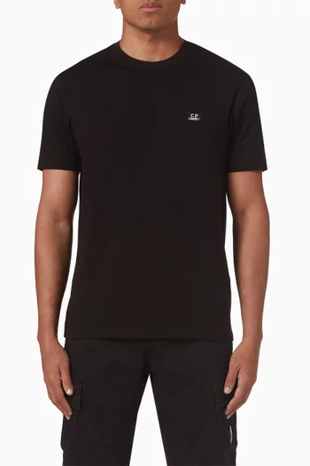Logo Patch T-shirt in 30/1 Cotton Jersey
