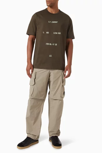 Typographic Logo T-shirt in Cotton Jersey