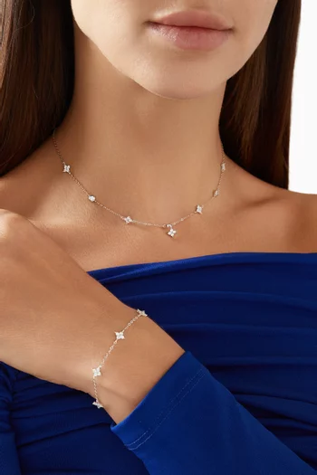 Irene Star Charm Necklace in Sterling Silver