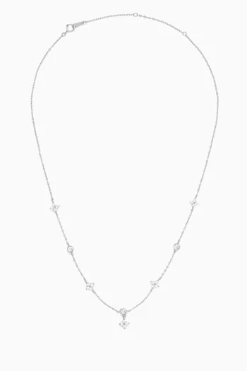 Irene Star Charm Necklace in Sterling Silver