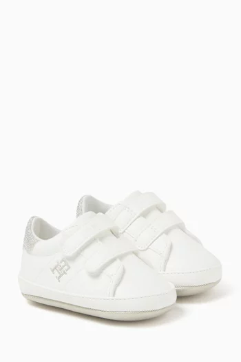 Low Cut Velcro Strap Sneakers