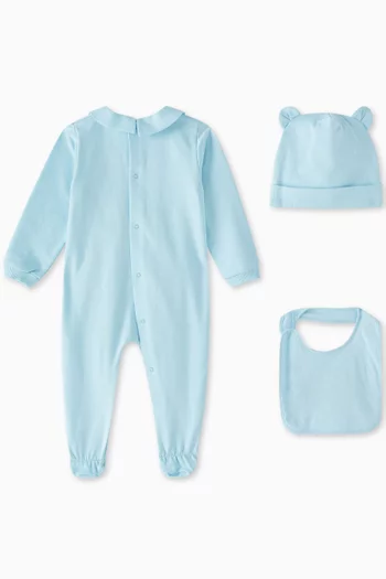 3-piece Sleepsuit Gift Set in Cotton