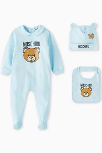3-piece Sleepsuit Gift Set in Cotton
