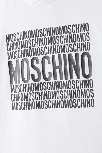 Logo Print T-shirt in Cotton