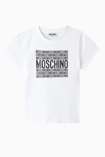 Logo Print T-shirt in Cotton