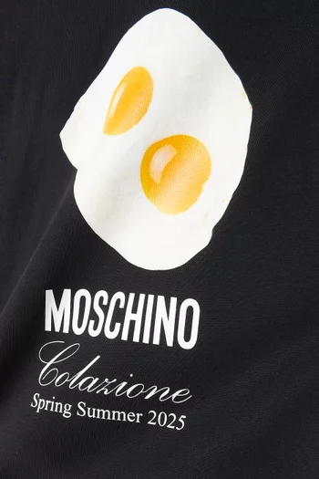 Sunny Side Up Egg T-shirt in Cotton