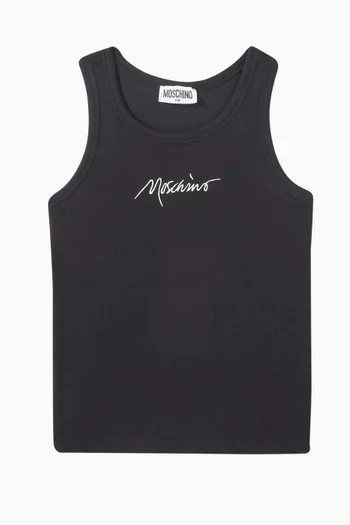 Logo Tank Top in Jersey