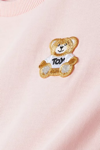 Teddy Patch T-shirt in Cotton Jersey