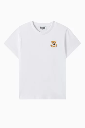 Teddy Patch T-shirt in Cotton Jersey