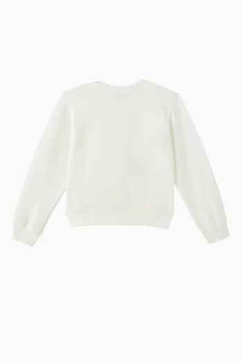 Teddy Sweatshirt in Cotton