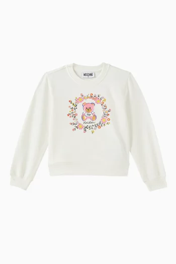 Teddy Sweatshirt in Cotton
