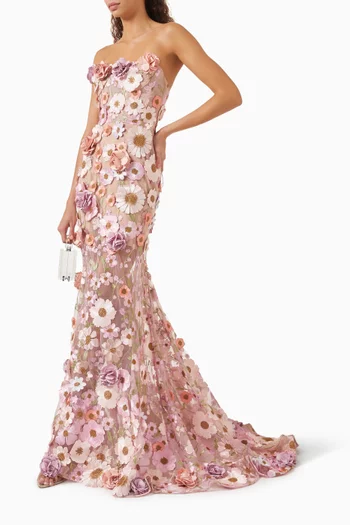 Jasmine Floral Gown