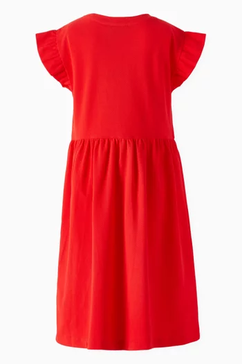 Theme-park Print Dress in Cotton