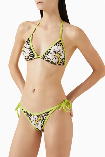 The Duo Tie Up Bikini Briefs in Lycra
