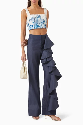 Olas Ruffle Pants