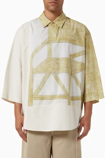 Printed Shirt in Cotton