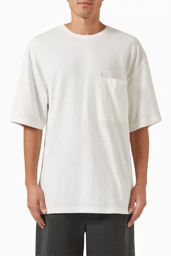 Boxy-fit T-shirt in Cotton-linen