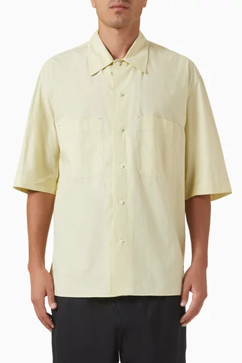 قميص قابل للتحويل قطن بوبلين