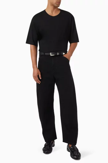 Twisted Workwear Pants in Denim