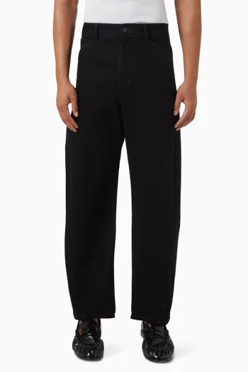 Twisted Workwear Pants in Denim