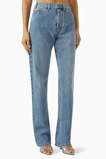 Straight-leg Jeans in Denim