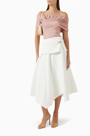 Margot Off-shoulder Top in Cotton