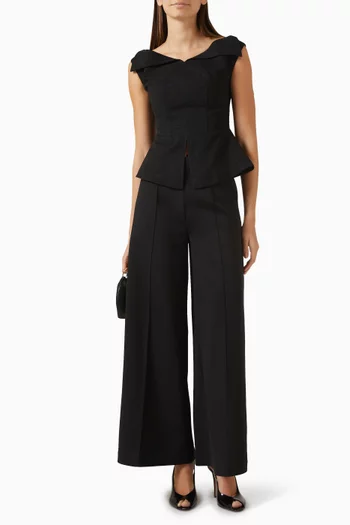 Hira Top in Crepe