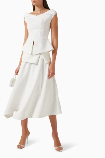 Hira Top in Crepe