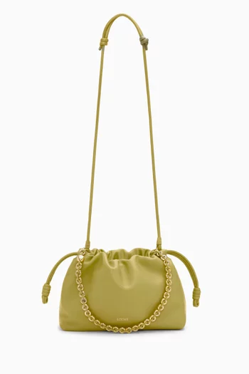 Medium Flamenco Bag in Leather