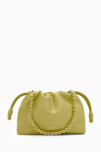 Medium Flamenco Bag in Leather