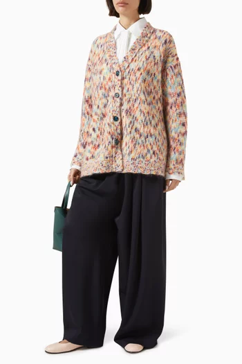Knit Cardigan in Wool Blend