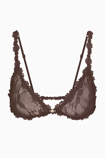 Stretch Lace Triangle Bralette