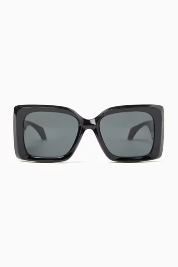 Oversized Sunglasses in Acetate