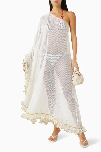Kaia One-shoulder Kaftan