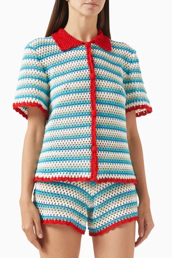 Dahlia Hand-crochet Cardigan