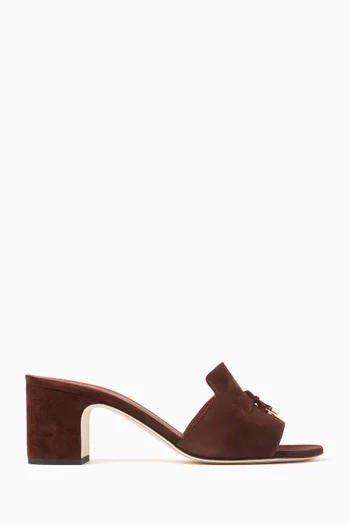 Summer Charms 55 Mule Sandals in Suede