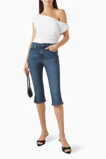 Asymmetric One-shoulder Top in Jersey