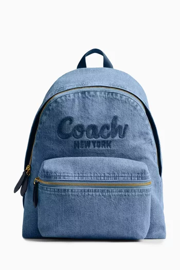 Cargo Backpack in Denim