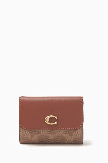 حافظة بطاقات اسينشال قنب بشعار الماركة