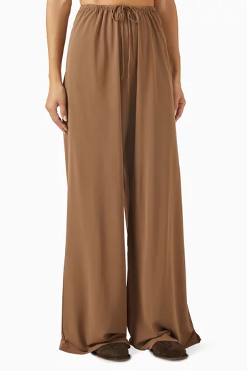 Drawstring Pants in Viscose-blend