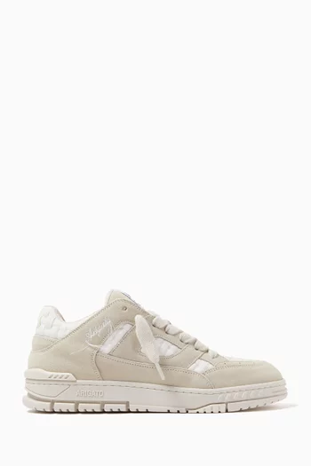 Area Lo Woven Sneakers in Suede & Cotton